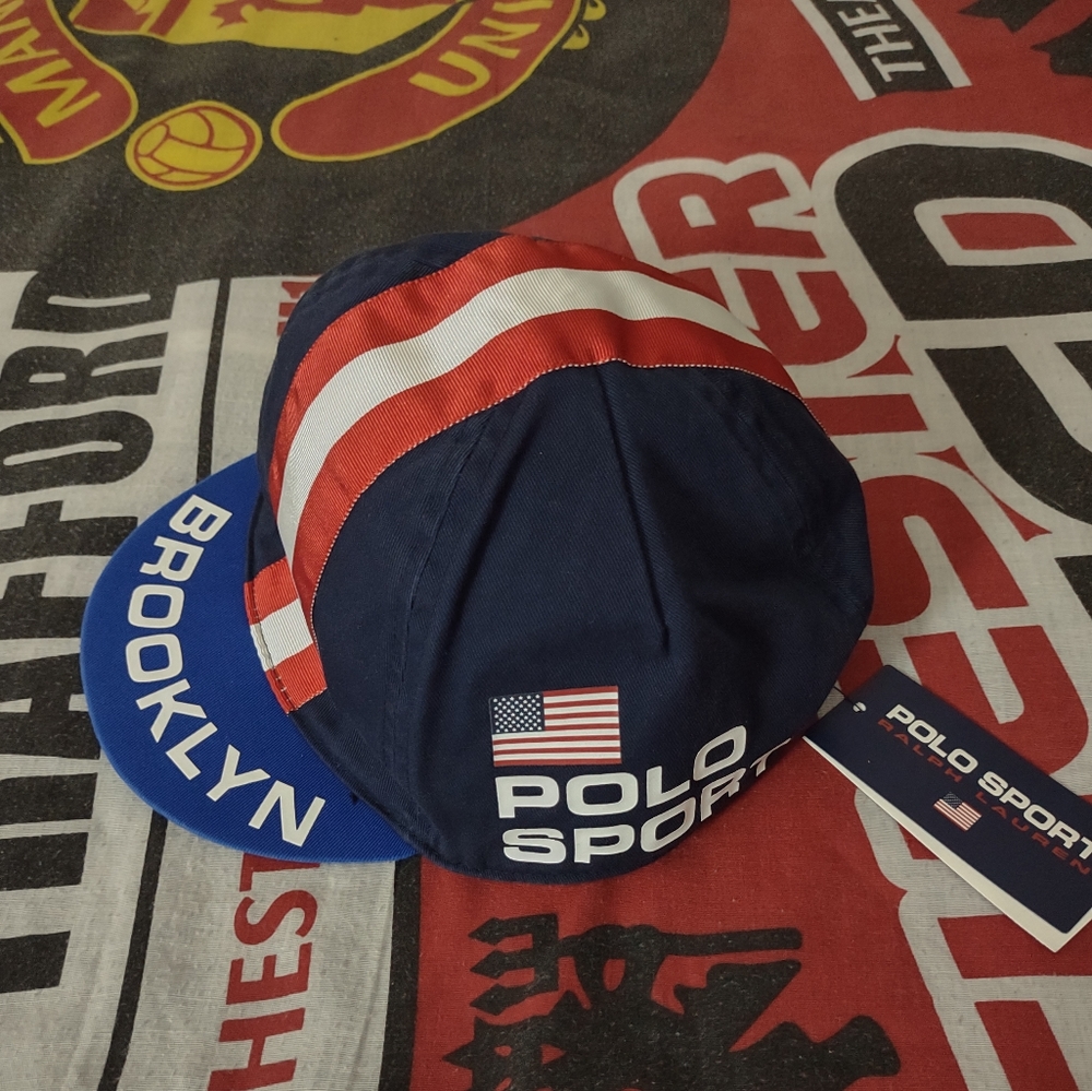 New W/ Tags Polo Sport Ralph Lauren Cycling Cap L/XL